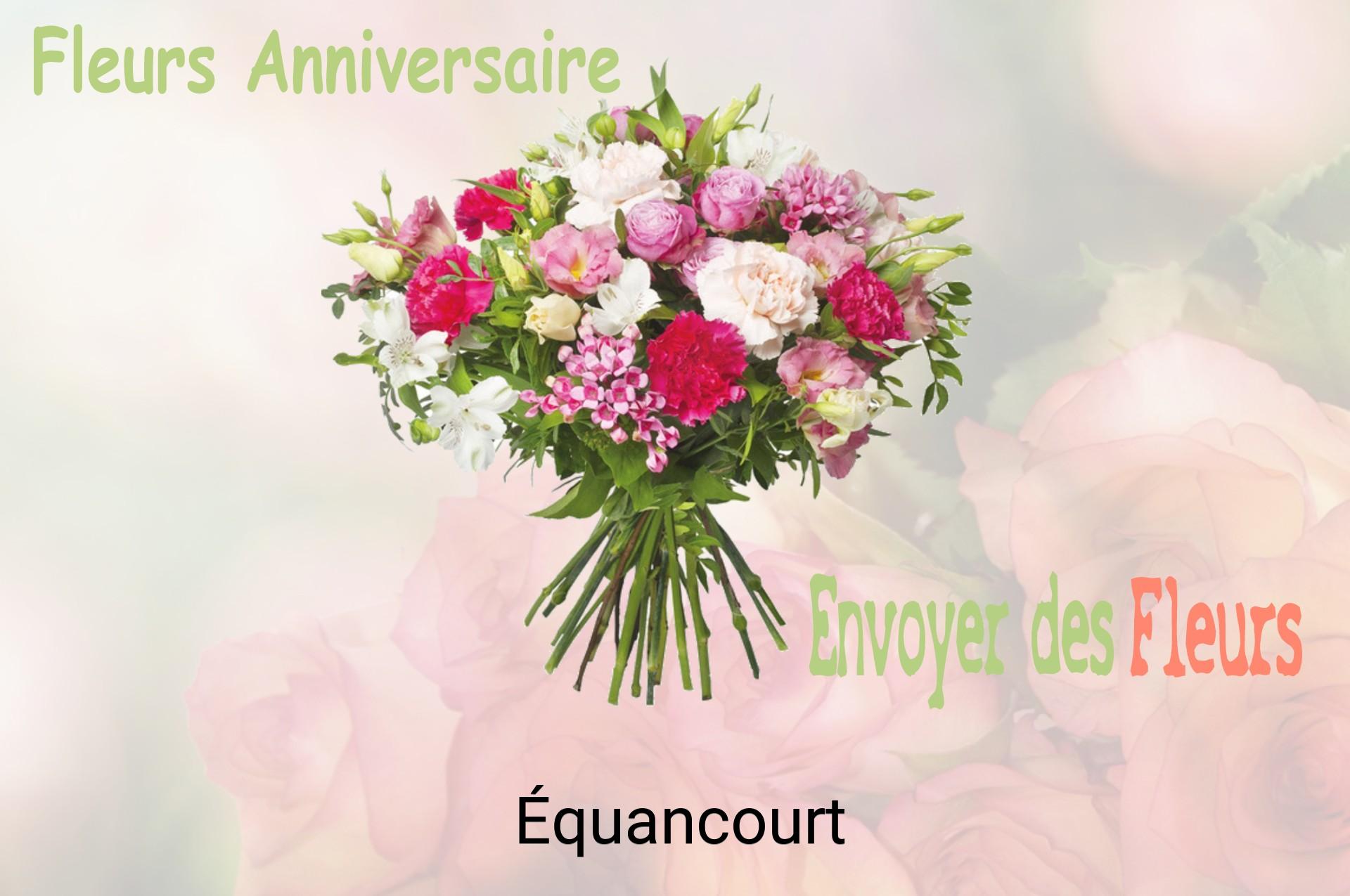 Bouquet de fleurs d’anniversaire livré à Équancourt
